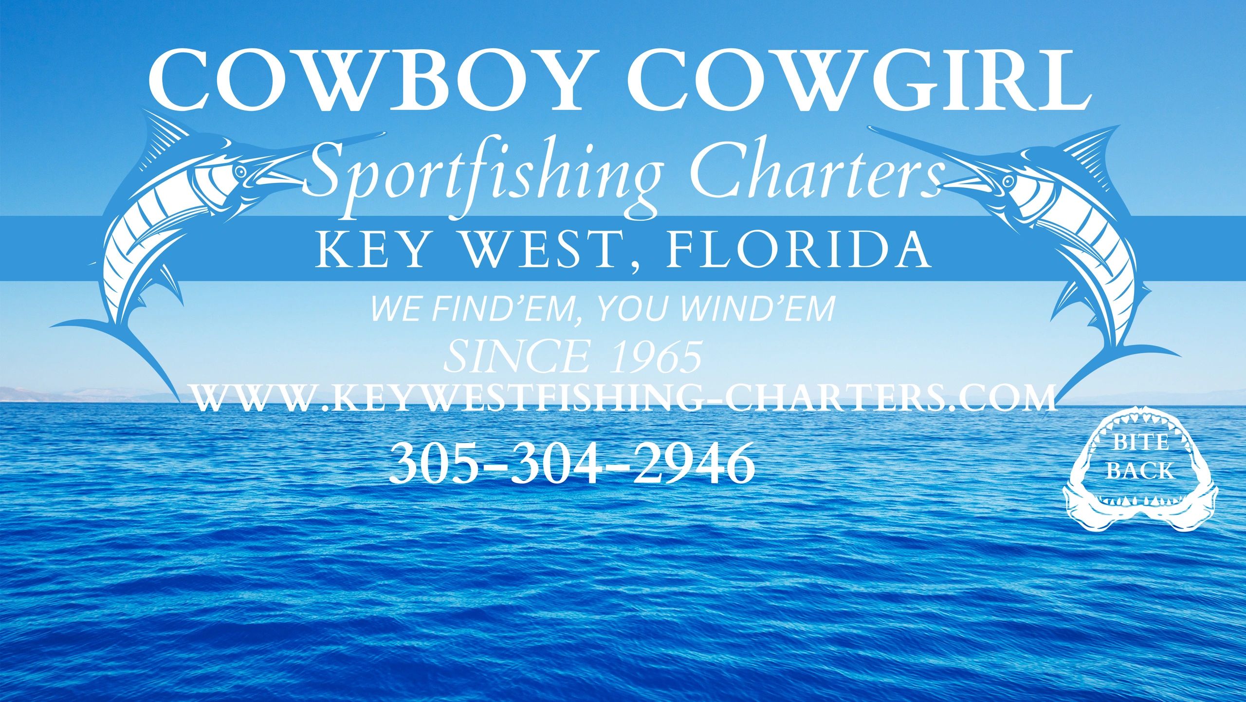 Cowboy Fishing Charters, Key West, Florida Brand Kit And Logos