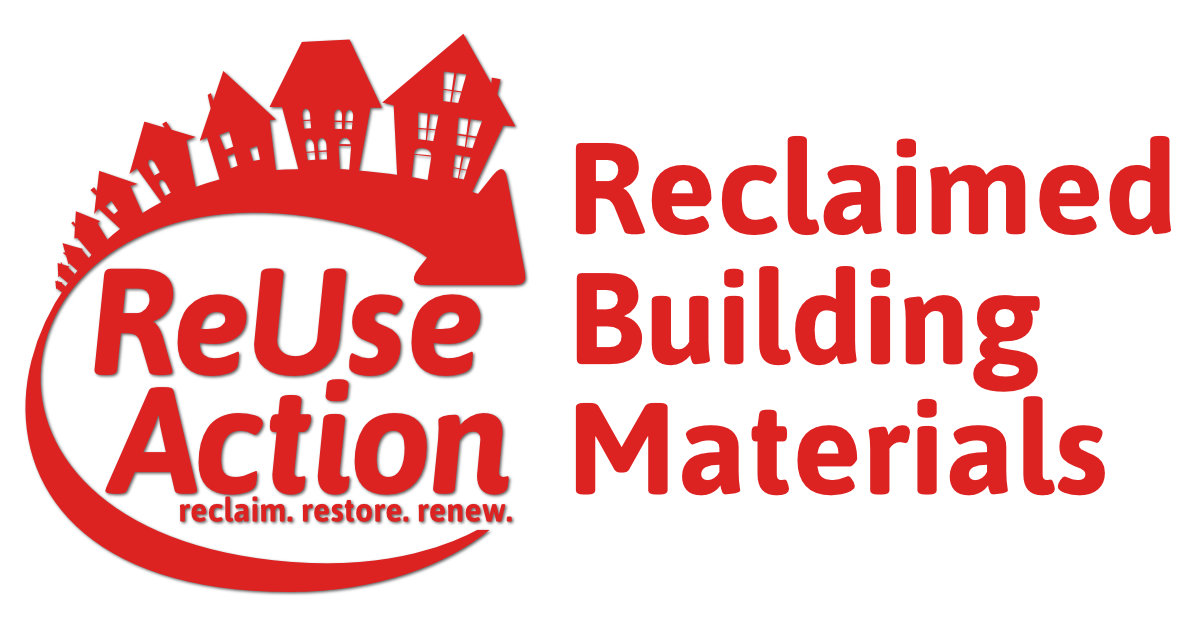 ReUse Action - Reclaim. Restore. Renew. - Western New York’s Largest Supplier Of Reclaimed & Surplus Building Material Brand Kit And Logos