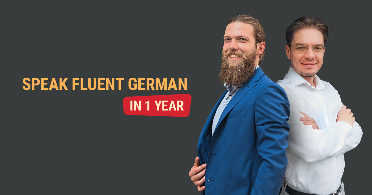 Speak Fluent German In 1 Year Brand Kit And Logos