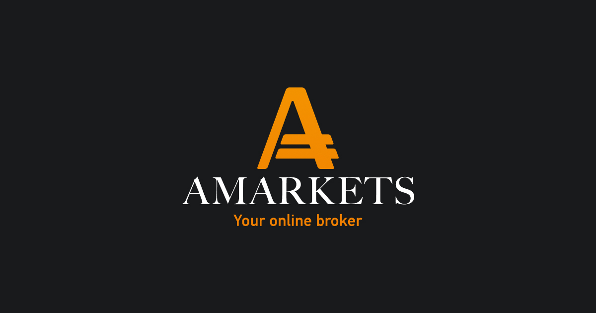 Online Broker AMarkets Brand Kit And Logos