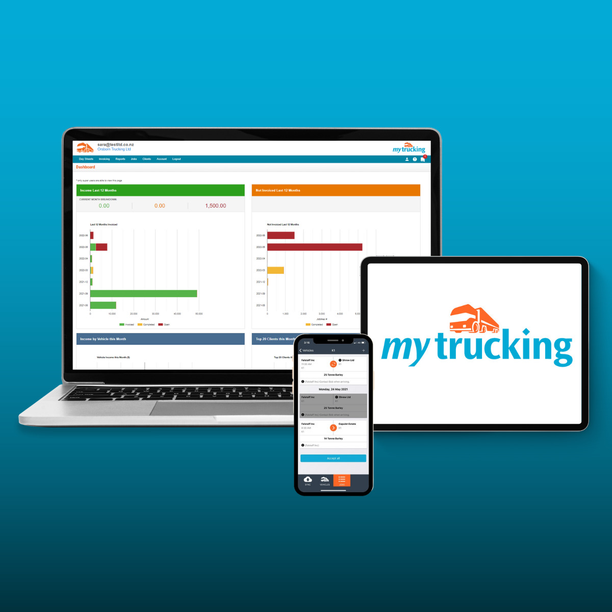 MyTrucking Brand Kit And Logos